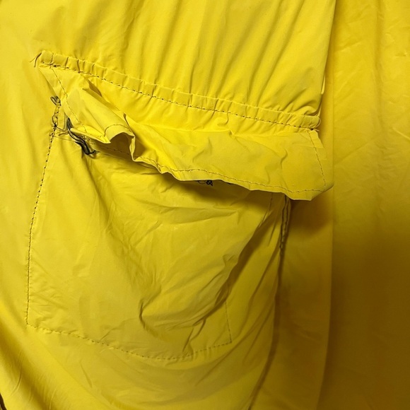 Reversible Rain Jacket – Navy & Yellow – Unisex, Fits XL – Dual-Sided Pockets - Picture 8 of 12